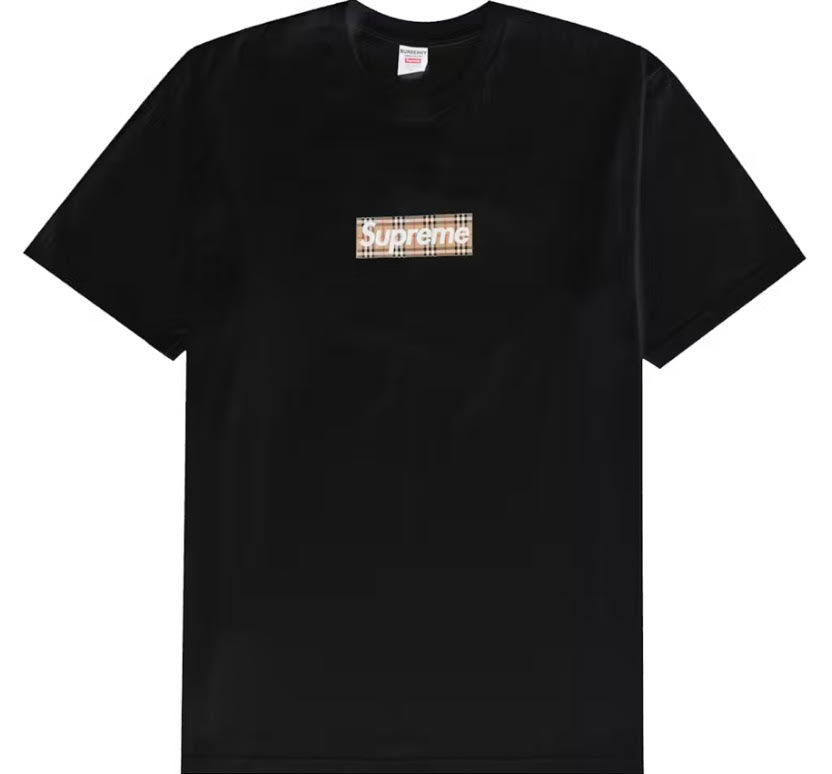 Black Supreme Burberry Shirt