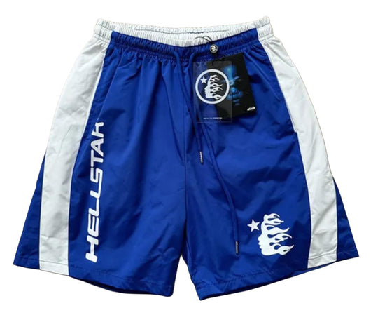 Hellstar Sports Blue & White Shorts