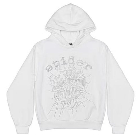 White Sp5der Hoodie